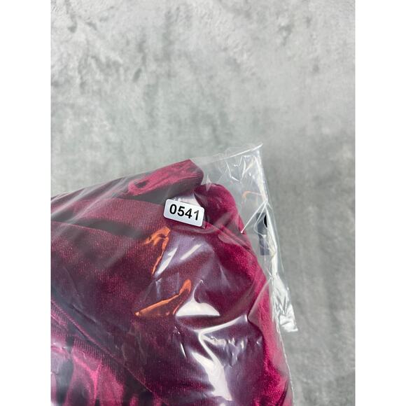 ASOS Burgundy Wine Velvet Maxi Dress 4 Empire Waist Pleated Twist Cutout Back - Picture 16 of 16